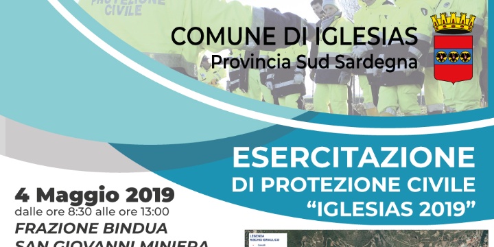 Ingrandisci la foto: Protezione Civile: esercitazione "Iglesias 2019" Bindua, San Giovanni Min., C.so Colombo Protezione Civile: esercitazione "Iglesias 2019" Bindua, San Giovanni Min., C.so Colombo