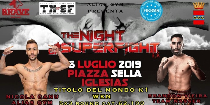 Ingrandisci la foto: Manifestazione: The night of superfight - titolo del mondo K1/WKN Manifestazione: The night of superfight - titolo del mondo K1/WKN
