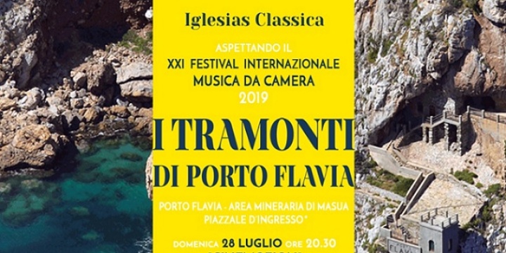 Ingrandisci la foto: Musica: I tramonti di Porto Flavia Musica: I tramonti di Porto Flavia