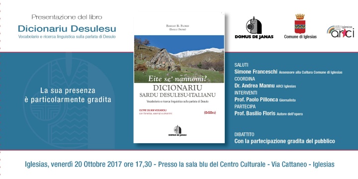 Presentazione del libro "DIZIONARIO SARDO-DESULESE-ITALIANO"