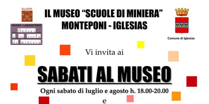 Ingrandisci la foto: Il Museo "Scuole di Miniera" vi invita ai "SABATI AL MUSEO" Il Museo "Scuole di Miniera" vi invita ai "SABATI AL MUSEO"