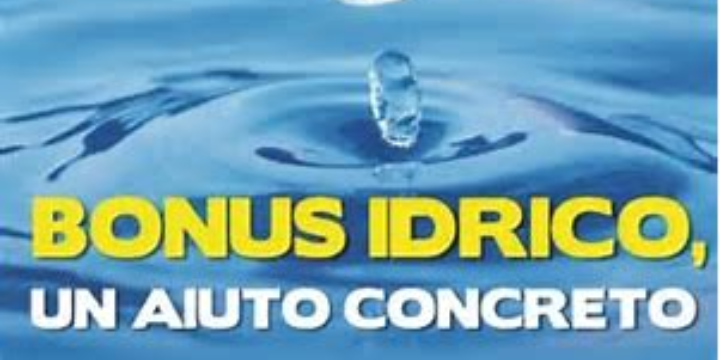 “Bonus idrico” Annualità 2016 - Proroga scadenza 