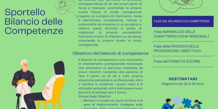 Ingrandisci la foto: Sportello Bilancio delle Competenze Sportello Bilancio delle Competenze