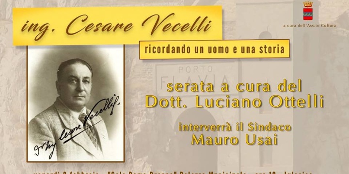 Ingrandisci la foto: Serata dedicata alla storia dell'Ing. Cesare Vecelli e alla scoperta di P. Flavia Serata dedicata alla storia dell'Ing. Cesare Vecelli e alla scoperta di P. Flavia