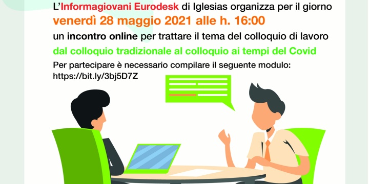 Informagiovani: Seminario informativo online sul colloquio di lavoro (28/05)