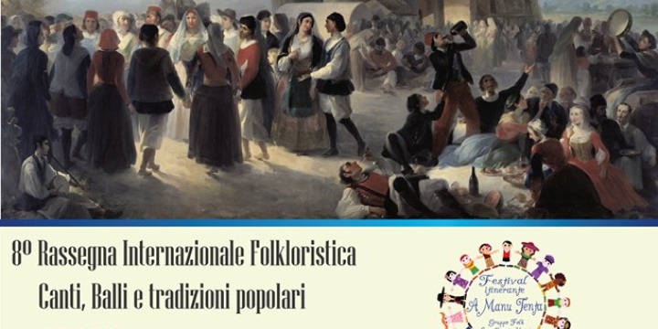 Manifestazione internazionale folkloristica: Ballo in Villa di Chiesa