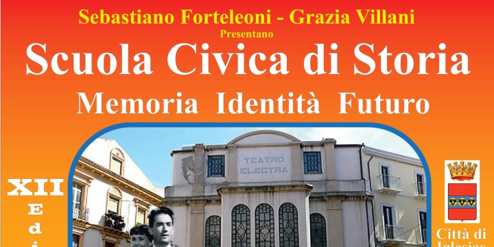 Ingrandisci la foto: XII edizione "Scuola Civica di Storia" Memoria Identità Futuro XII edizione "Scuola Civica di Storia" Memoria Identità Futuro