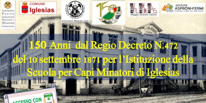 Ingrandisci la foto: Incontro: Istituzione della Scuola per Capi Minatori di Iglesias Incontro: Istituzione della Scuola per Capi Minatori di Iglesias