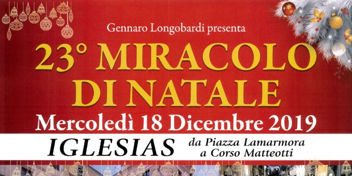 Manifestazione per la solidarietà: 23° edizione del "Miracolo di Natale" 