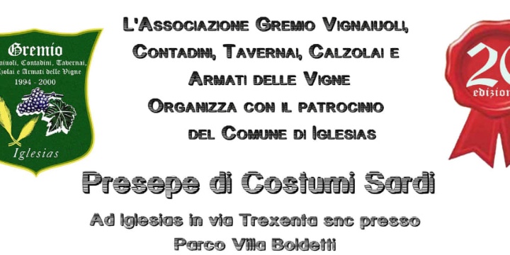 Ingrandisci la foto: Manifestazione natalizia: "Presepe di Costumi Sardi" Manifestazione natalizia: "Presepe di Costumi Sardi"