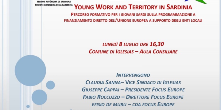 Ingrandisci la foto: Percorso formativo per i giovani sardi "Young Work and Territory in Sardinia" Percorso formativo per i giovani sardi "Young Work and Territory in Sardinia"