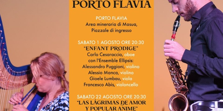 Ingrandisci la foto: I tramonti di Porto Flavia 2020 I tramonti di Porto Flavia 2020