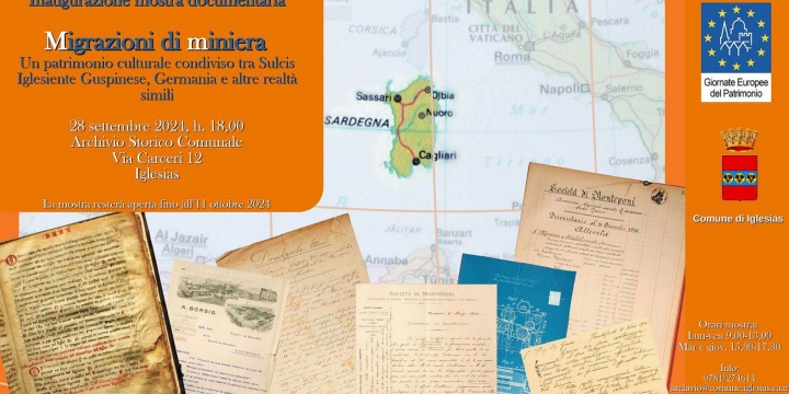 Ingrandisci la foto: Migrazioni di miniera. Un patrimonio culturale condiviso tra Sulcis Iglesiente Guspinese, Germania e altre realtà simili Migrazioni di miniera. Un patrimonio culturale condiviso tra Sulcis Iglesiente Guspinese, Germania e altre realtà simili