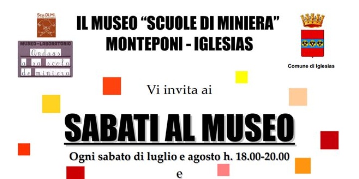 Il Museo "Scuole di Miniera" vi invita ai "SABATI AL MUSEO"