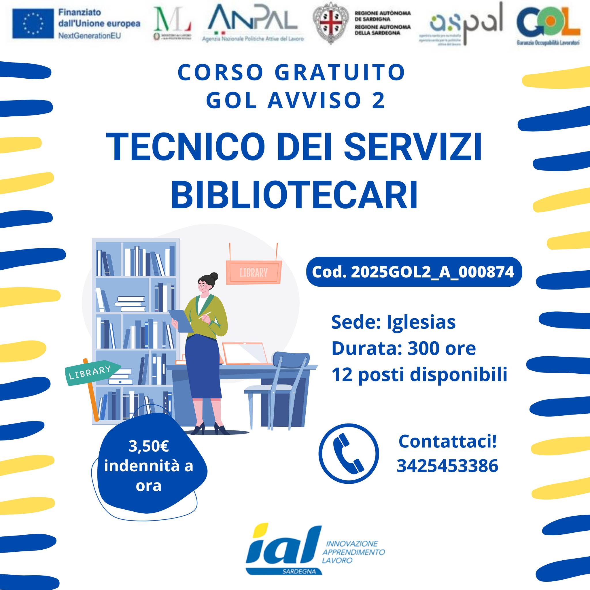 Visualizza l'evento: Corso gratuito - Tecnico dei servizi bibliotecari