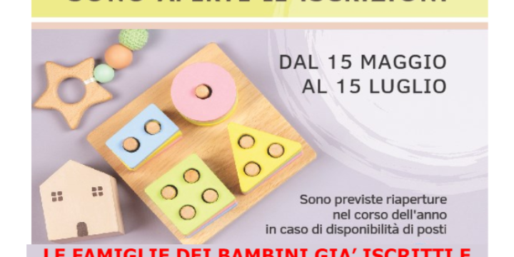 Ingrandisci la foto: Nido d'Infanzia comunale - Avviso per le famiglie Nido d'Infanzia comunale - Avviso per le famiglie